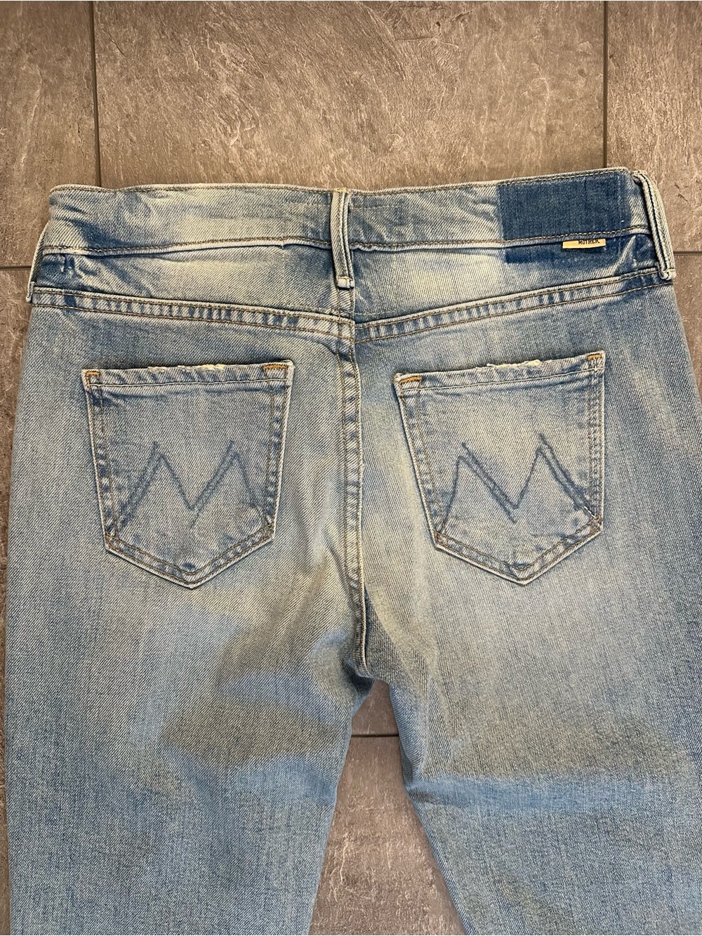 Mother Superior Denim The Flirt Fray I Confess Jeans Size 25 EUC - Picture 8 of 8